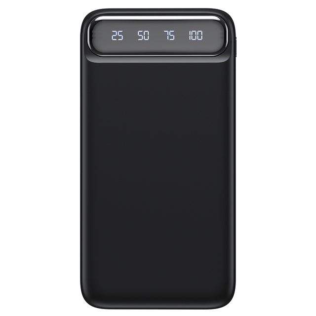 New Arrival Portable 2.1A Smart LED Digital Display Power Bank Large Capacity 10000-50000mAh Dual USB Phone Charger 10W Output