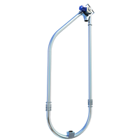 Convoyeur tubulaire à chaîne haute capacité en acier inoxydable résistant au feu pour céréales, particules et poudres, débit de 0,5 à 120 t/h, grande capacité