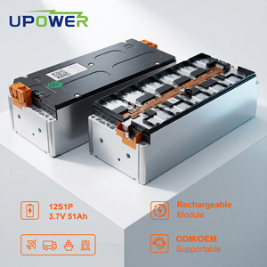 ULi 브랜드 새 상품 12S1P 3.7V 51Ah NMC NCM 리튬 이온 배터리 모듈 팩 (전기 자동차, EV 보트, 태양광 골프 카트용) - Product Image 1