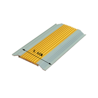 Protection d'angle moderne antidérapante en aluminium en forme de L pour escaliers et rampes, surface givrée anti-collision