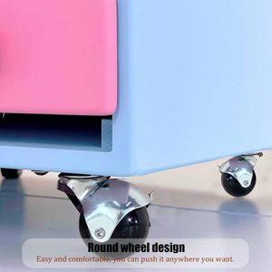 <span class=keywords><strong>Commode</strong></span> <span class=keywords><strong>de</strong></span> chambre à coucher moderne en pin massif violet, durable, à 5 tiroirs, <span class=keywords><strong>table</strong></span> <span class=keywords><strong>de</strong></span> <span class=keywords><strong>chevet</strong></span> design Dopamine avec poignées en acier - Product Image 4