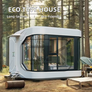 Sinh Thái viên nang thép cấu trúc ngôi nhà nhỏ <span class=keywords><strong>prefab</strong></span> nhà với sức đề kháng lạnh nhà bếp và phòng tắm cho biệt thự trung tâm công viên hội thảo - Product Image 2