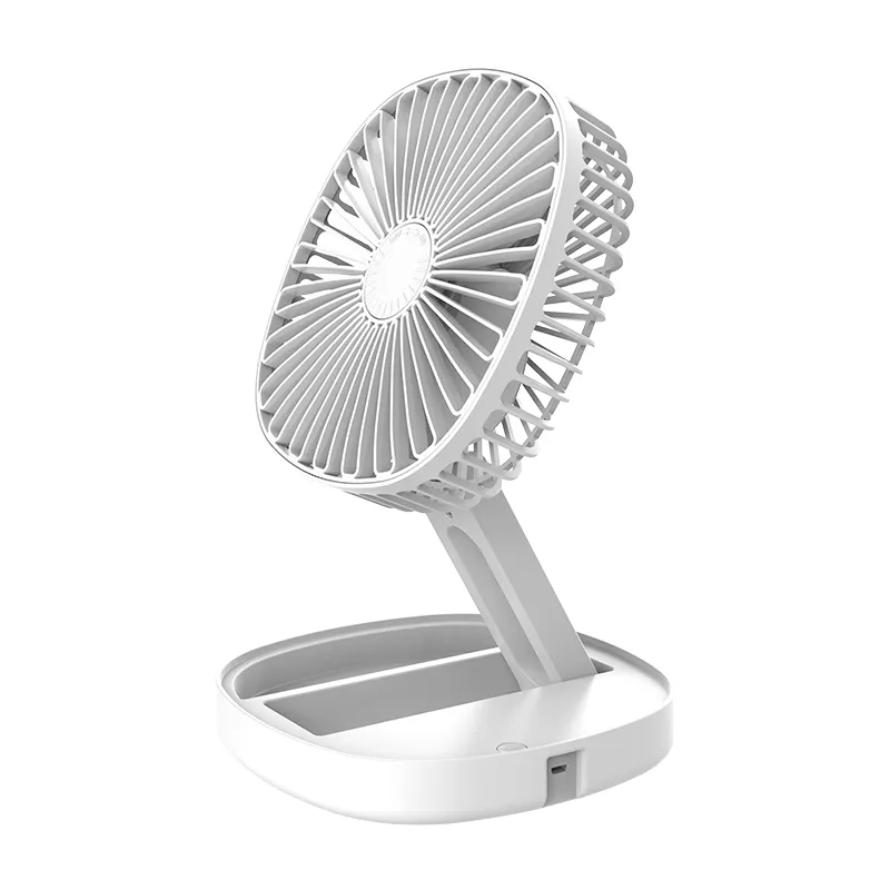 2024 USB Rechargeable Dual Purpose Portable Clip-On Fan Outdoor Folding Fan for Students for Desktop Use