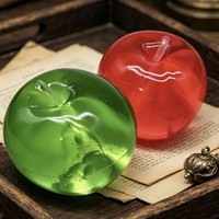 Nouveau jouet anti-stress en forme de pomme au thé vert et à la maltose, balle souple TPR, cadeau pour enfants et adultes, jouets pour soulager la fatigue, vente en gros