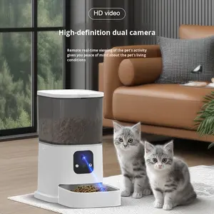 Otomatik Mama Kabı Çift Kameralı Akıllı Algılama Uzaktan Besleme Zamanlı Besleme Uygulama Desteği 6L Köpek Kedi - Product Image 2