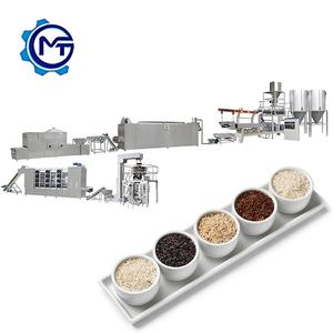 Extrudeuse de riz artificiel multifonctionnelle de 100 à 500 kg/h, riz enrichi, usine, acier inoxydable 304, composants principaux du moteur - Product Image 3