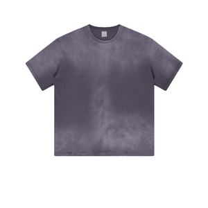 T-shirts pour hommes TKAN612D de haute qualité, en coton lourd 100%, vintage, délavé, surdimensionné, décontracté, à manches courtes, style boxy - Product Image 3