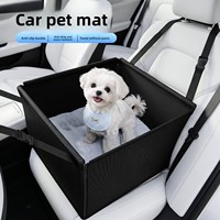 Housse de siège auto pliable et imperméable pour animaux de compagnie, anti-rayures, tapis portable pour chien et chat, résistant à la saleté, coussin de voyage pour véhicule