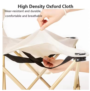 M Size Portable Folding Chair Oxford Fabric Carry <b>Bag</b> for Outdoor Activities Camping Fishing <b>Beach</b> Iron for Travelling Hiking - Product Image 5