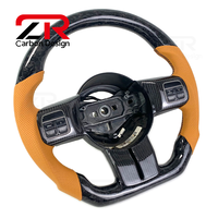 Volante de Fibra de Carbono Forjado para Jeep Wrangler Gladiator Grand Cherokee Patriot Compass JK JL EP SRT 2013-2017