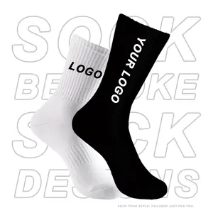 High Quality Custom Logo Socks Add a Personal Touch with Chic Custom Socks that Reflect Your Unique Style Crew Socks
