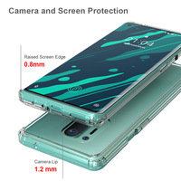 2021 1.5MM Transparent PC Couverture de Téléphone Pour Un Plus 8 Pro Quatre Coins anti-choc Sacs De Téléphone Portable Étui de Téléphone Pour Un Plus 9 Pro