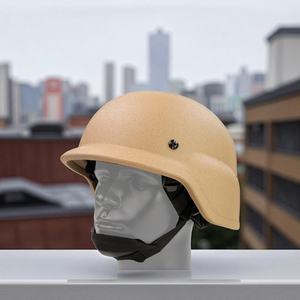 Nuevo Casco Personalizado Mich de Fibra de Vidrio, Cascos Tácticos Ligeros de FRP para Entrenamiento y Ciclismo al Aire Libre, Color Caqui - Product Image 1