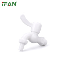 Échantillon Gratuit IFAN – Robinet d'Eau en Plastique, Matériaux de Plomberie PVC, Robinets PVC, Robinet d'Eau en Plastique 1/2 Pouce, Vanne de Robinet PVC