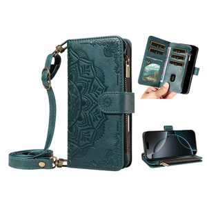 Funda tipo cartera cruzada para Samsung <span class=keywords><strong>Galaxy</strong></span> A05/A05S/A15/A25/A35/A55/A53 con cremallera y tarjetero - Product Image 6