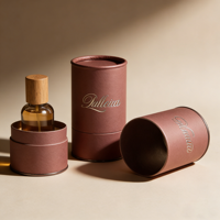 Boîte cylindrique de luxe GoTop, surface mate élégante, doublure douce, emballage exquis pour parfums, cosmétiques, cadeaux