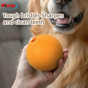 Kediler için Klasik Modern İnteraktif Yavaş Besleyici Top Oyuncak, Yok Edilemez Paslanmaz Çelik ve Silikon Evcil Hayvan Besleyici Oyuncak - Product Image 6