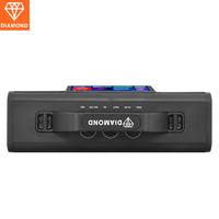 Enceinte de fête de 3,5 pouces, machine de karaoké portable avec lumières LED, radio FM, lecteur de carte USB TF