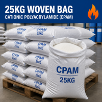 Poudre de floculant cationique PAM CPAM pour le traitement de l'eau et des boues