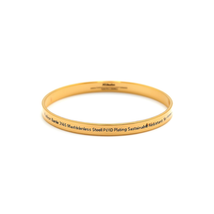 Bracelet tendance en acier inoxydable 316L plaqué or PVD, bijoux durables et résistants pour femmes - Product Image 2