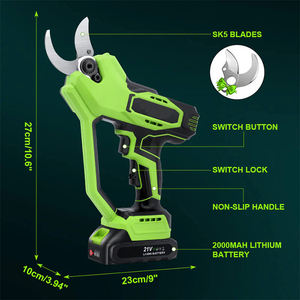 Forbici Elettriche Professionali da Giardino a Batteria SK5 da 45mm, Cesoie Portatili Senza Fili per Rami Spessi - Product Image 3