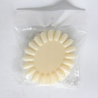 Lot de 10 rouleaux de présentation pour nail art, 20 couleurs, échantillons de vernis à ongles, tableau de présentation des couleurs d'ongles rond