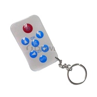 Télécommande universelle pour téléviseur, télécommande infrarouge ultra-mince pour appareil TV/AV