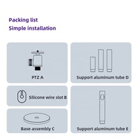 Support de Projecteur de Sol Hisense Vidda BG1 pour Projecteur, Support Rotatif à 360 Degrés pour Hisense Vidda C2 C3 Ultra C1 C2 C3 Pro C2S