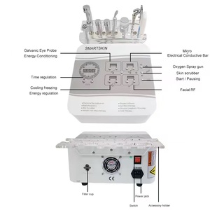 Bán buôn vẻ đẹp thiết bị 8 trong 1 làm sạch da mặt <span class=keywords><strong>Derma</strong></span> Peel máy với điều trị mụn trứng cá & Làm trắng các tính năng cho Spa sử dụng - Product Image 2