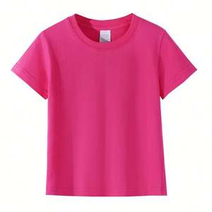 เสื้อยืดเด็กผ้าฝ้าย 200 กรัม แบบยูนิเซ็กซ์ ผ้าถัก 100% ระบายอากาศได้ดี พิมพ์โลโก้ส่วนตัว สำหรับโรงเรียน/ศูนย์รับเลี้ยงเด็ก - Product Image 2