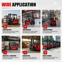 Forklift Listrik 3 Ton, Bersertifikasi CE, Suku Cadang Khusus, Baterai Lithium, Pabrik Sumber