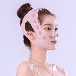 Santé Visage Minceur Bandage Personnalisation <span class=keywords><strong>V</strong></span> Ligne En Forme De Visage Élastique Taille Libre Visage Ceinture - Product Image 4