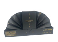 Éventails pliables en forme d'éventail pour maquillage, personnalisés, boîtes d'emballage personnalisées, logo, de lune, nouveau,