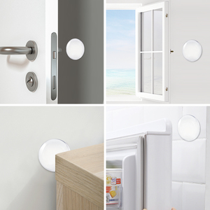 Tombol pintu perisai dinding, sumbat pintu karet bening lembut pegangan pintu bumper bisu stiker pelindung dinding bantalan Muffler colokan pelindung - Product Image 5