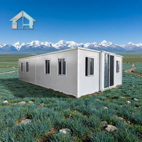 Maisonnette modulaire extensible de 40 pieds, préfabriquée, pour l'arrière-cour, avec intérieur préfini, pour l'hébergement de vacances des invités