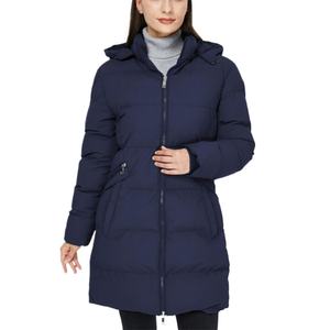 Manteaux d'hiver grande taille, manteaux longs sur mesure pour femmes, vêtements chauds à capuche rembourrés en coton, manteau long d'hiver pour femmes - Product Image 4