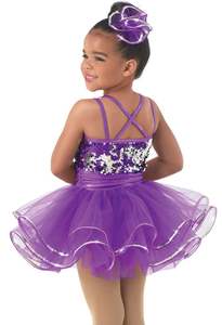 Costumes de danse jazz professionnels pour filles, enfants, spectacle, étoile brillante, spectacle de récital, costumes de danse - Product Image 2