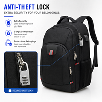 35L Großer Reiserucksack 16 Zoll 17 Zoll Laptop USB-Ladefunktion Diebstahlsicher Business-Rucksack OEM Anpassbar
