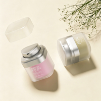 Flacon de lotion sans air en PP entièrement en plastique, tendance et rapide à la mode, format poche 30g 50g, pour crème, emballage de beauté prêt à l'emploi