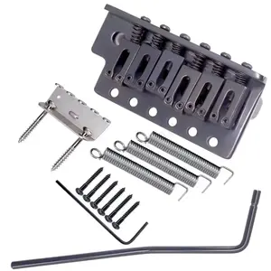 83mm đầy đủ khối màu đen 6 Dây Cầu Guitar Tremolo cho SQ ST guitar điện phần