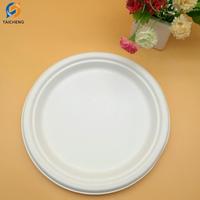 Assiettes de camping en bagasse de canne à sucre de 6, 7, 8, 9, 10 pouces – Offre Spéciale Assiettes biodégradables en bagasse