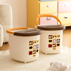 Foot Bath Tub Extra Deep Thick Plastic Massage Function For Adults Round Shape - Product Image 1