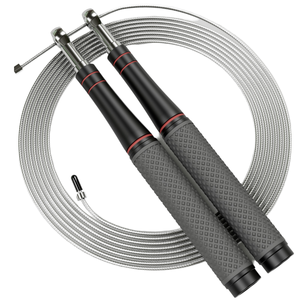 Corde à sauter de haute qualité, équipement d'entraînement de fitness, corde en PVC réglable, alliage d'aluminium pour l'entraînement - Product Image 1