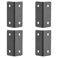 Supports d'angle en acier inoxydable robustes de marque SSR, en forme de L, à angle droit, pour tables et étagères, étanches et faciles à assembler