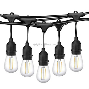 S14 LED Cadena de luces E27 Retro Edison Filamento Bombilla Decoración de Navidad <span class=keywords><strong>Patio</strong></span> Porche Luces <span class=keywords><strong>Guirnalda</strong></span> de luces Leds <span class=keywords><strong>para</strong></span> exteriores - Product Image 2
