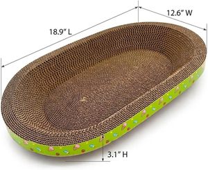Scratching Pad Durable <b>Corrugated</b> <b>Paper</b> Pet Customized Dog Toy Cat Scratching Board - Product Image 1