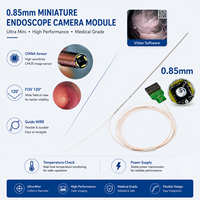 Endoscope vidéo ultra-plat 0,85 mm 2 LED OCHTA10 400x400P FOV 120 avec connectivité 4G 30 FPS USB pour usage médical