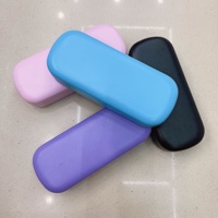 Logo personnalisé rond carré Macaron couleur étui pour lunettes de soleil PU matériel Logo presse lunettes emballage boîte à lunettes optiques