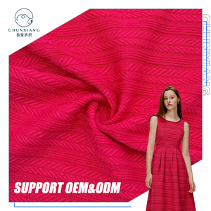 Tissu <span class=keywords><strong>jacquard</strong></span> de style français 285GSM 97% polyester 3% élasthanne, largeur 160 cm, pour robes, chemisiers, jupes, vêtements formels et décontractés pour femmes - Product Image 1