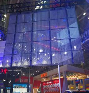 Panel transparente de 1000x500mm, pantalla Led transparente de alto brillo para interiores y exteriores de 1000 a 6000Nits de 81mm de diámetro - Product Image 5